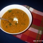 Pertrintų morkų sriuba